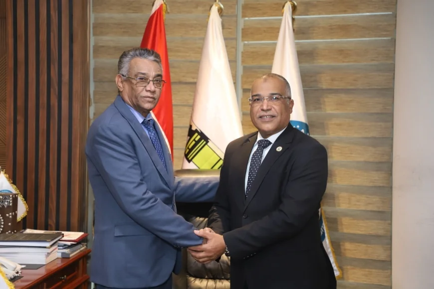 رئيس نقابة البترول يستقبل وفد نقابة البترول اليمنية في إطار عمق استراتيجي عربي وتعزيز العمل النقابي المشترك