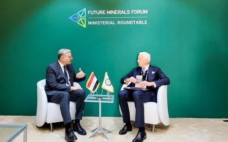 وزير البترول يبحث مع رئيس «ريو تينتو» العالمية إدراج مصر على خريطة استثمارات التعدين الدولية