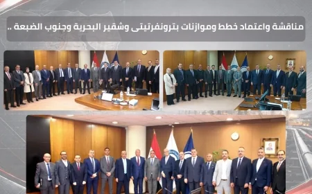 وزارة البترول تناقش خطط بترونفرتيتي وتُعتمد الموازنات التخطيطية لشقير البحرية وجنوب الضبعة