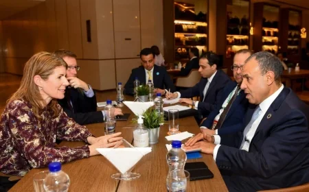 وزير الخارجية يبحث مع وزيرة الدولة البريطانية للتنمية الدولية تعزيز التعاون في أفريقيا ودعم الاستقرار الإقليمي