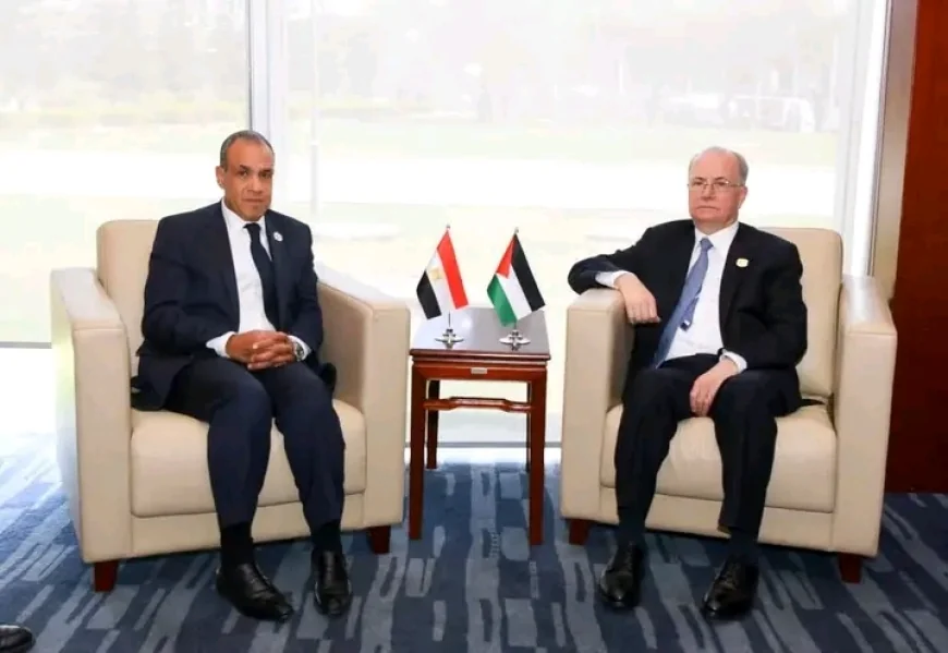 وزير الخارجية المصري يلتقي رئيس وزراء فلسطين في أديس أبابا على هامش القمة الأفريقية ويؤكد دعم تنفيذ المرحلة الثانية من خطة ترامب
