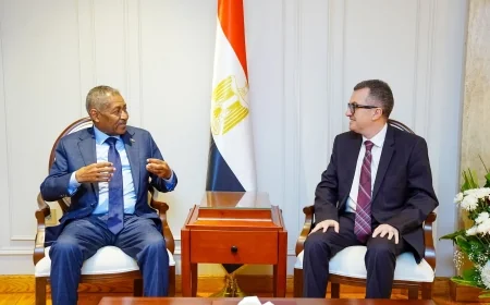 وزير التخطيط والتنمية الاقتصادية يبحث مع السفير السوداني تعزيز التعاون في إعادة الإعمار ونقل الخبرات المصرية