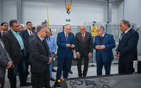 وزير الري ورئيس الهيئة العربية للتصنيع يتفقدان مركز التصنيع الرقمي بمصنع المحركات لتعزيز توطين صناعة الطلمبات في مصر