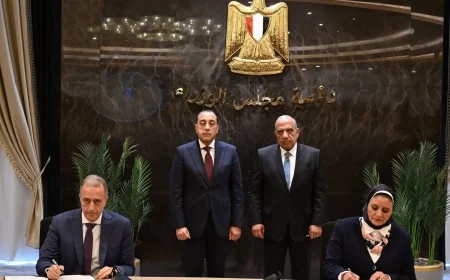 توقيع اتفاقيات طاقة متجددة في مصر بقدرة 5620 ميجاوات تشمل مشروعات الرياح والشمس وتخزين الكهرباء بالبطاريات