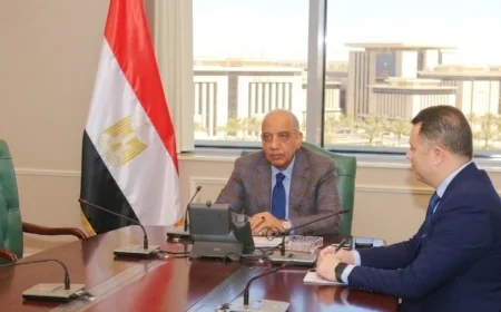 وزير الكهرباء يجتمع برئيس هيئة المحطات النووية لمتابعة مشروع محطة الضبعة النووية