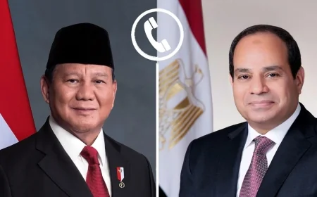 الرئيس السيسي يؤكد دعم مصر لأمن وسيادة الدول العربية في اتصال هاتفي مع رئيس إندونيسيا