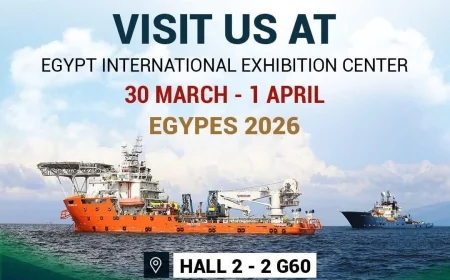شركة خدمات البترول البحرية  تستعرض قدراتها المتميزة في إيجيبس 2026 احتفالًا باليوبيل الفضي