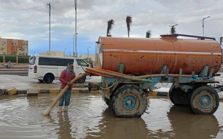 أجهزة المدن الجديدة تكثف جهودها لمواجهة الأمطار وحماية المرافق الحيوية