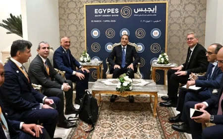 مدبولي يبحث مع "إيني" الإيطالية ضخ 2 مليار دولار وتوسيع الاستثمارات لتعزيز إنتاج الغاز