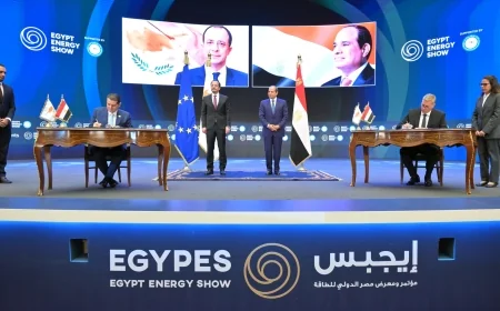 مصر وقبرص توقعان اتفاقًا إطاريًا للتعاون في الغاز الطبيعي على هامش إيجبس 2026