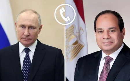 الرئيس السيسي وبوتين يبحثان خفض التوتر الإقليمي وتعزيز الشراكة الاستراتيجية
