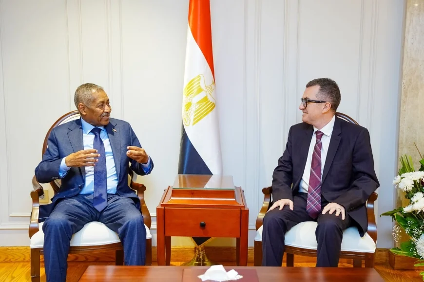 وزير التخطيط والتنمية الاقتصادية يبحث مع السفير السوداني تعزيز التعاون في إعادة الإعمار ونقل الخبرات المصرية