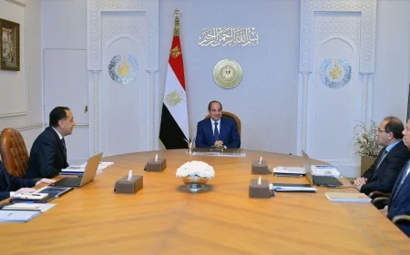 الرئيس عبد الفتاح السيسي يستعرض جهود الإصلاح الاقتصادي وبرامج التنمية خلال اجتماع الحكومة