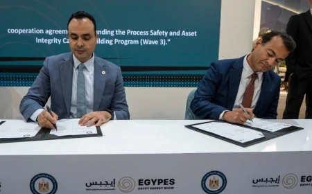 وزارة البترول وميثانكس مصر توقّعان اتفاقية جديدة لدعم المرحلة الثالثة من برنامج بناء القدرات وتعزيز سلامة العمليات