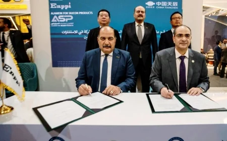 إنبي توقع عقد إدارة مشروع PMC لمجمع إنتاج السيليكون ومشتقاته في "إيجبس 2026"