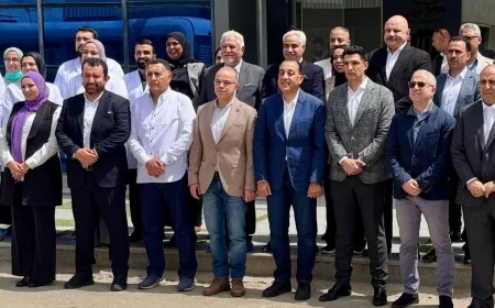 وزير الاستثمار يشارك رئيس الوزراء في جولة تفقدية بالمنطقة الاستثمارية ببنها