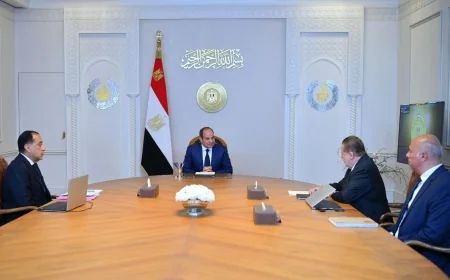 السيسي يوجه بتعزيز الاقتصاد المصري ودعم القطاع الخاص
