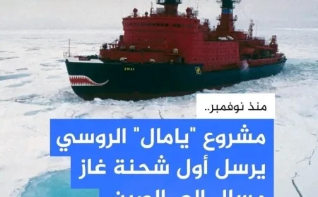 شحنة جديدة من الغاز الطبيعي المسال الروسي إلى الصين تعزز إعادة توجيه الصادرات بعيدًا عن أوروبا