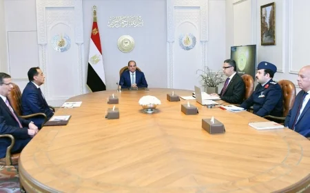 الرئيس السيسي يبحث تعزيز الأمن الغذائي وتوفير السلع الاستراتيجية ودعم استقرار الأسواق في مصر