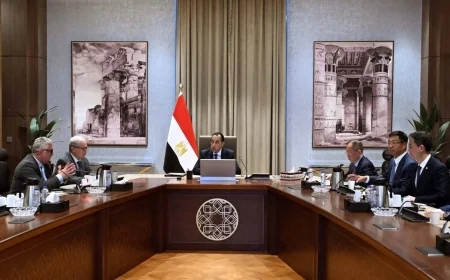 رئيس الوزراء يبحث مشروع مصنع ألومنيوم صيني بـ2 مليار دولار في شرق بورسعيد