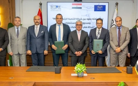 اقتصادية قناة السويس توقع 3 مشروعات جديدة باستثمارات 18 مليون دولار لتوطين التكنولوجيا والصناعات المتقدمة