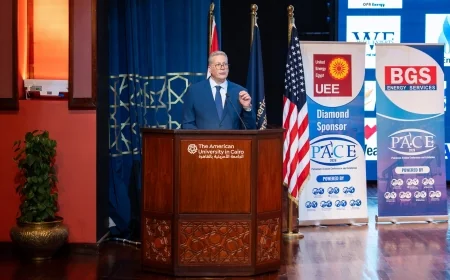 وزير البترول يفتتح مؤتمر PACE 2026 بالجامعة الأمريكية لربط طلاب هندسة البترول بالصناعة بالتعاون مع SPE
