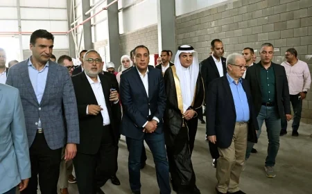 رئيس الوزراء يفتتح مصنع "بوريكس للزجاج" باستثمارات 8 ملايين دولار لدعم التصنيع المحلي وزيادة الصادرات