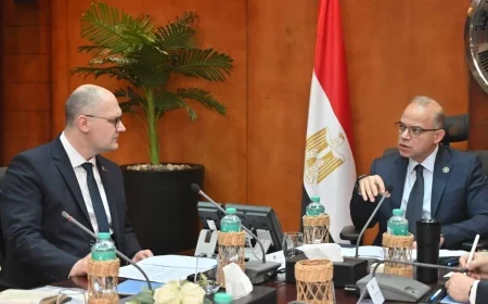 وزير الاستثمار يبحث مع سفير بيلاروسيا تعميق التصنيع المحلي وتوسيع الشراكات الصناعية والتبادل التجاري