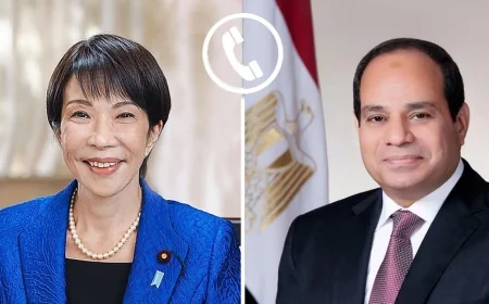 الرئيس السيسي يبحث مع رئيسة وزراء اليابان تعزيز الشراكة الاستراتيجية والتعاون الاقتصادي والسياسي