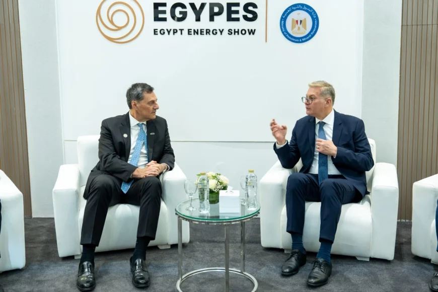 وزير البترول يبحث مع «إنرجين» اليونانية زيادة استثمارات استكشاف وإنتاج الغاز في البحر المتوسط خلال إيجبس 2026