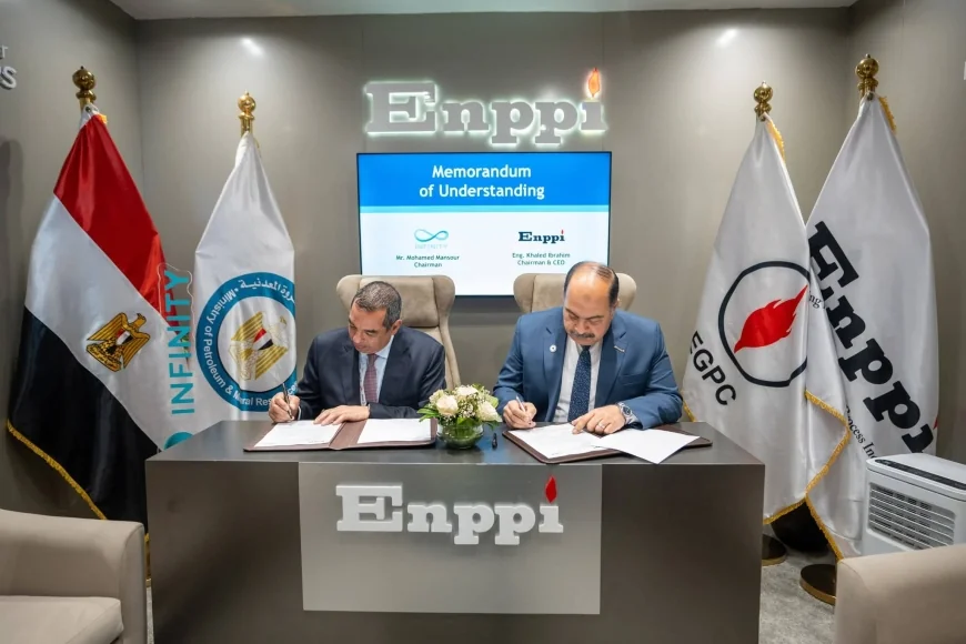 إنــبى توقّع مذكرة تفاهم مع «إنفنيتي» لدعم مشروعات الطاقة النظيفة وتعزيز التحول الطاقي