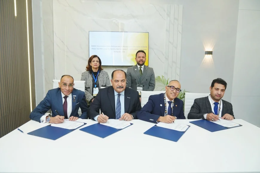 "إنبي توقع عقد تطوير المرحلة 12 لحقول غرب الدلتا بالمياه العميقة"