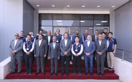 وزير الاتصالات يتفقد مصنع سامسونج ببني سويف باستثمارات 100 مليون دولار وطاقة إنتاجية 6 ملايين وحدة