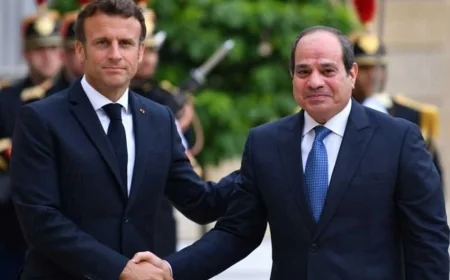 الرئيس السيسي يشهد افتتاح المقر الجديد لجامعة سنجور بمدينة برج العرب الجديدة بحضور الرئيس الفرنسي ماكرون