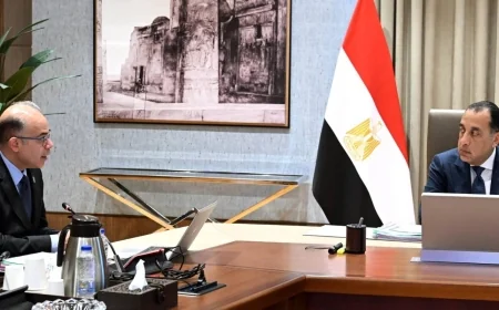 رئيس الوزراء يبحث مع وزير الاستثمار خطط المناطق الاستثمارية وتعزيز جذب الاستثمارات المحلية والأجنبية