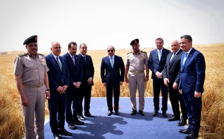 بالصور… الرئيس السيسي يفتتح مشروع الدلتا الجديدة بمحور الشيخ زايد بالجيزة