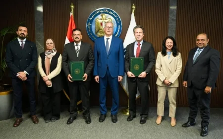 وزير البترول يشهد توقيع مذكرة تفاهم مع البنك الأوروبي لدعم تطوير قطاع التعدين المصري