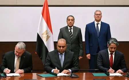 رئيس الوزراء يشهد توقيع مذكرة تفاهم لتعظيم الاستفادة من البنية التحتية للغاز وربطها بالاكتشافات القبرصية