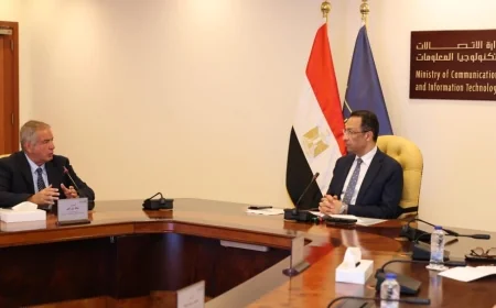 وزير الاتصالات يبحث مع غرفة «تكنولوجيا المعلومات» دعم الشركات الناشئة وتعزيز الصادرات الرقمية