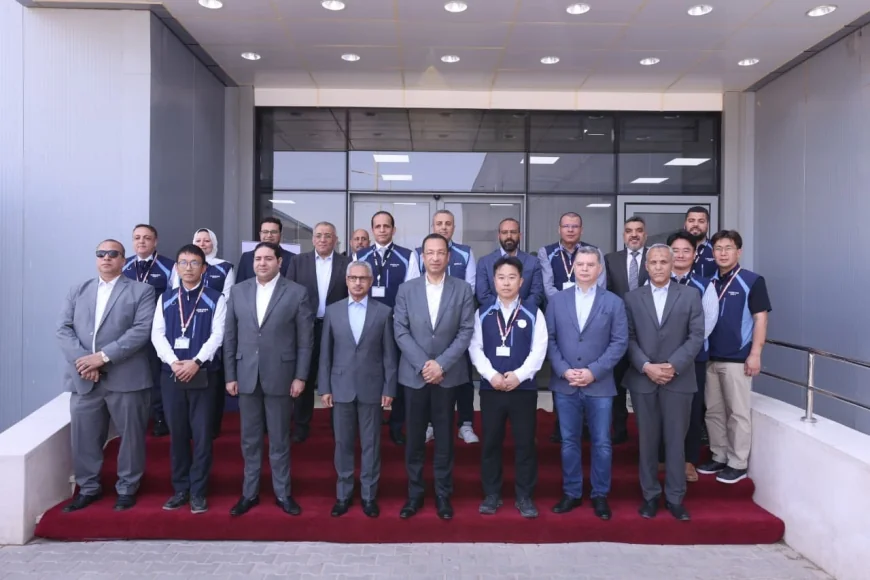 وزير الاتصالات يتفقد مصنع سامسونج ببني سويف باستثمارات 100 مليون دولار وطاقة إنتاجية 6 ملايين وحدة