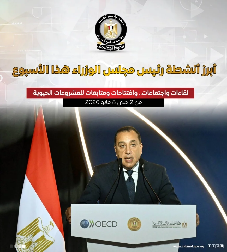 مجلس الوزراء يستعرض أبرز أنشطة رئيس الوزراء خلال الأسبوع