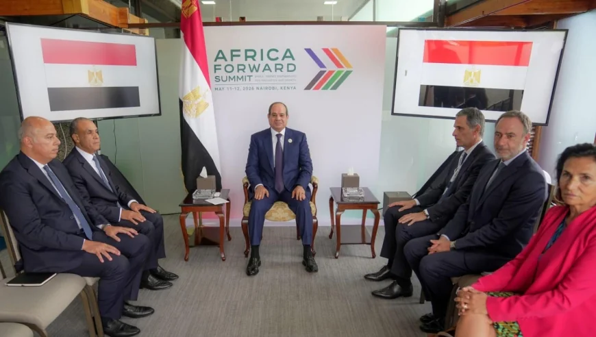 الرئيس السيسي يبحث مع رئيس “CMA CGM” تعزيز الاستثمارات البحرية في مصر وتطوير سلاسل الإمداد