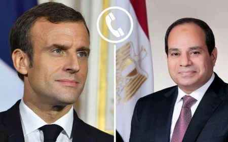الرئيس السيسي وماكرون يبحثان تعزيز الشراكة الاستراتيجية وتطورات الأوضاع الإقليمية