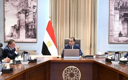 رئيس الوزراء يجتمع بمحافظ البنك المركزي ووزير المالية لاستعراض الملفات الاقتصادية
