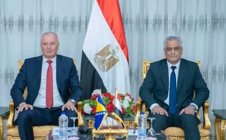 وزارة الإنتاج الحربي تبحث مع البوسنة والهرسك تعزيز التعاون في الصناعات الدفاعية والتصنيع المشترك