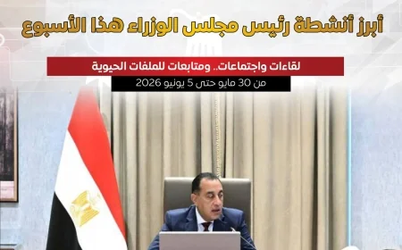 رئيس الوزراء يتابع تأمين الطاقة وسلامة الغذاء وتطوير المعاشات وإنشاء مركز لوجستي بـ"اقتصادية قناة السويس"