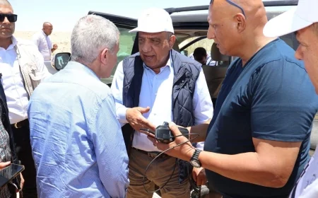 وزيرا النقل والكهرباء يتفقدان جبل سحابة وعتاقة لبحث إقامة مشروعات طاقة الرياح ضمن خطة التحول الطاقي
