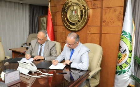 جهاز تنمية التجارة الداخلية والرقابة على الصادرات والواردات يوقعان بروتوكولًا لتبادل البيانات إلكترونيًا وتعزيز التحول الرقمي