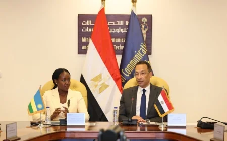 مصر ورواندا تعززان التعاون في الذكاء الاصطناعي والتحول الرقمي بتوقيع مذكرة تفاهم مرتقبة