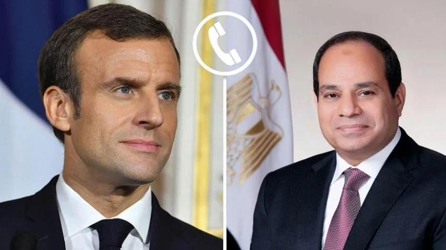 الرئيس السيسي وماكرون يبحثان تعزيز الشراكة الاستراتيجية وتطورات الأوضاع الإقليمية